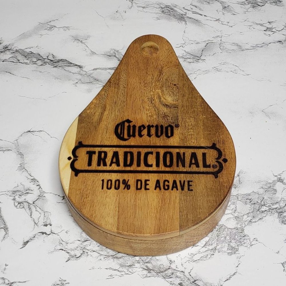 Jose Cuervo Wood Margarita Rim Salt Box